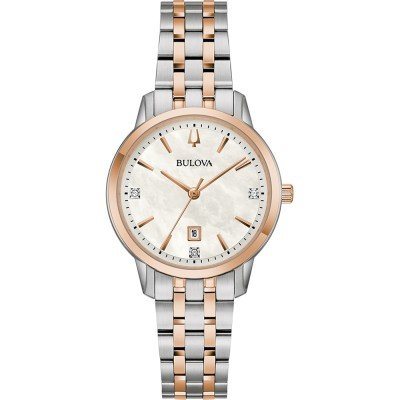 Bulova diamond best sale quartz watch